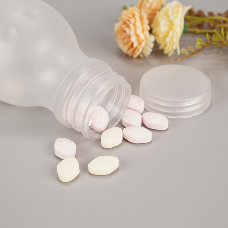 Plastic Matte Medicine Pill Capsule Bottles
