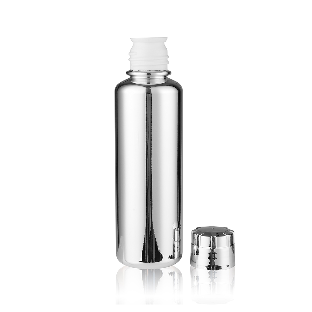 White Classic Liquid Bottle with Printed Logo
