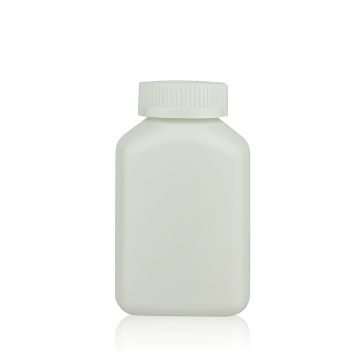 200cc Square Medicine Bottle With Child-resistant Cap