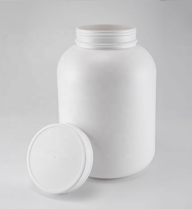 Gensyu High Quality Milk Protein Powder HDPE Plain Bottle EmptyJar US Warehouse Stock Plastic Canister 