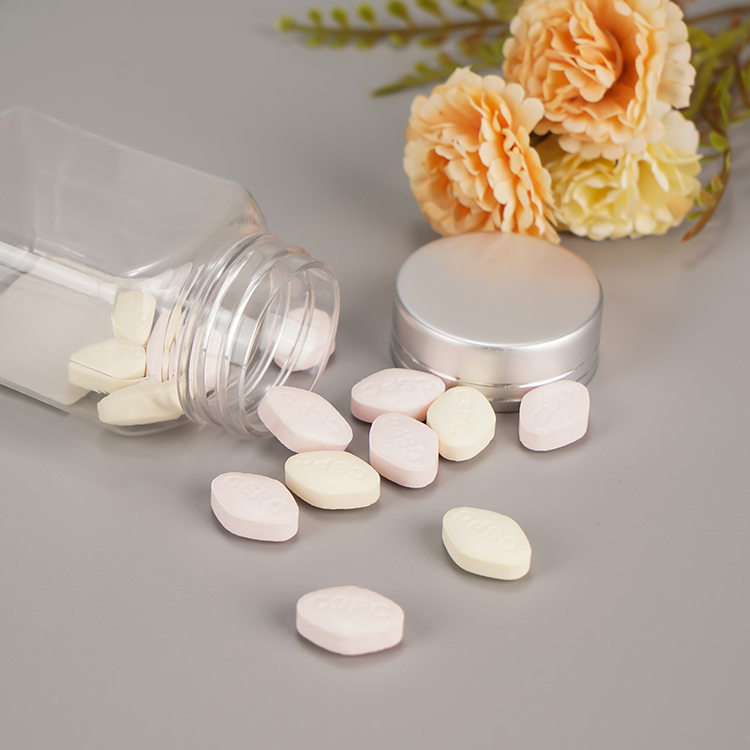 Square Plastic Pill Tablet Medicine Bottles Jars