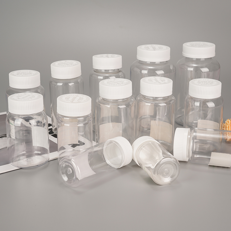 Empty Pharmacy PET Canister with Child Resistant Cap 