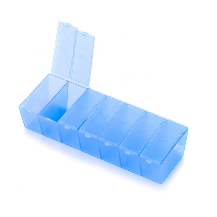 Gensyu Wholesale Custom Round 7 Day Plastic Pill Box for Capsule
